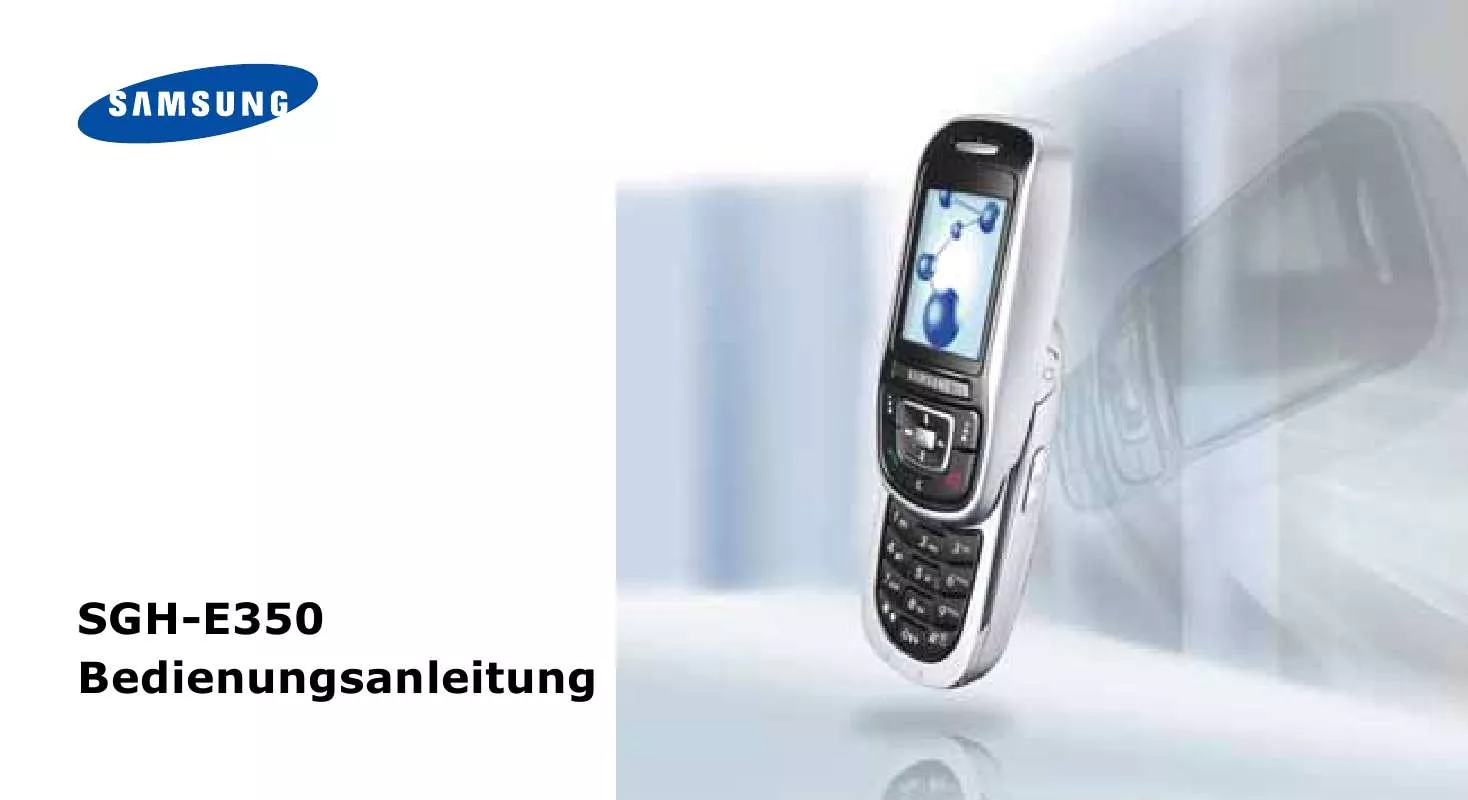 Mode d'emploi SAMSUNG SGH-E350