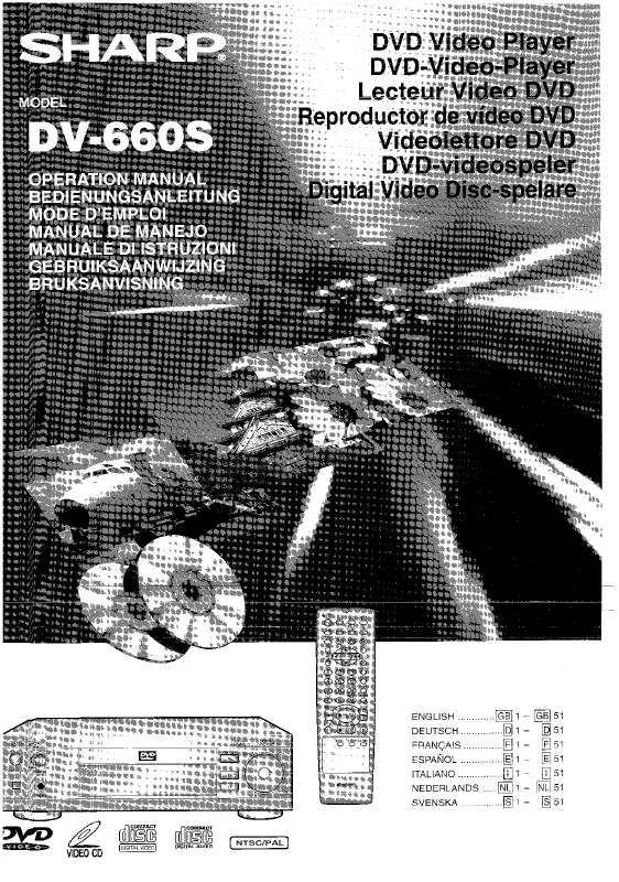 Mode d'emploi SHARP DV-660S