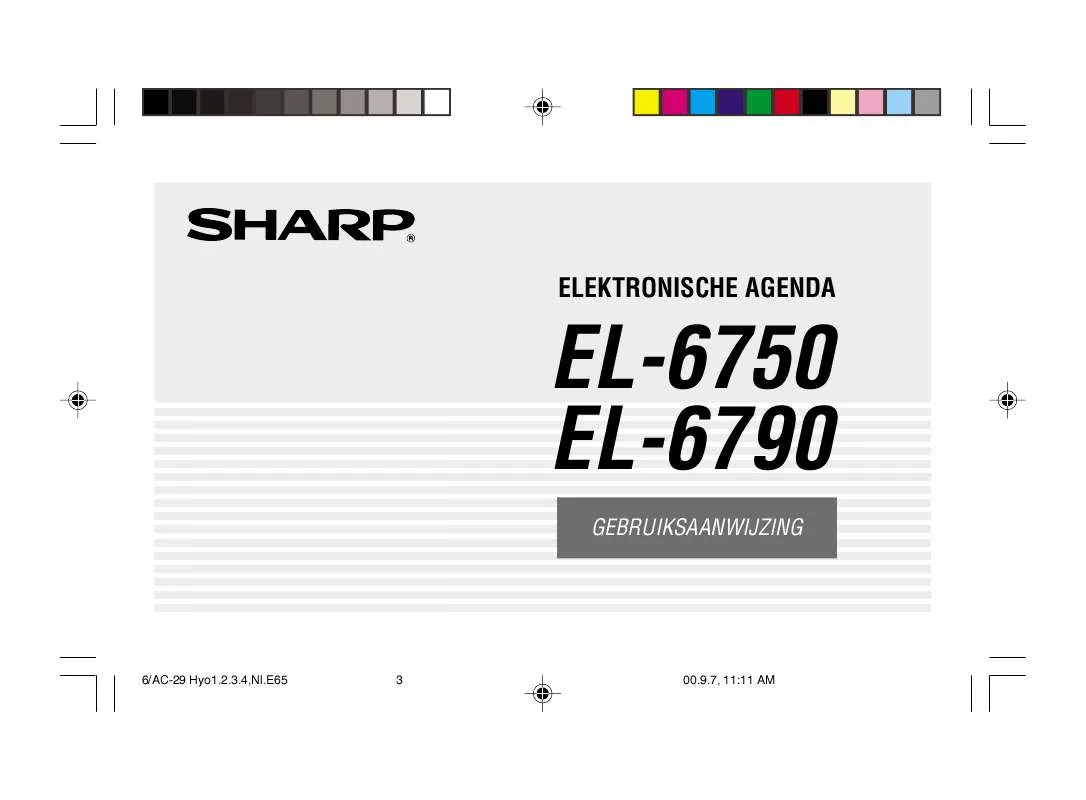 Mode d'emploi SHARP EL-6750
