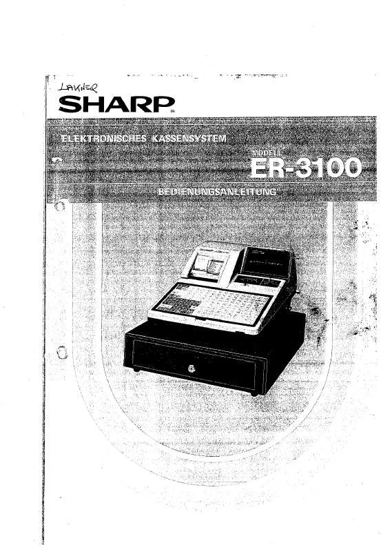 Mode d'emploi SHARP ER-3100
