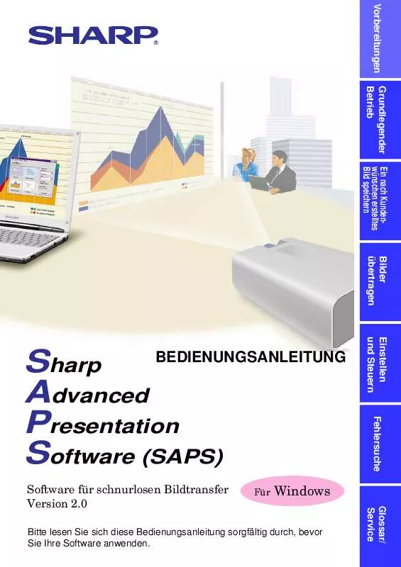 Mode d'emploi SHARP SAPS-20