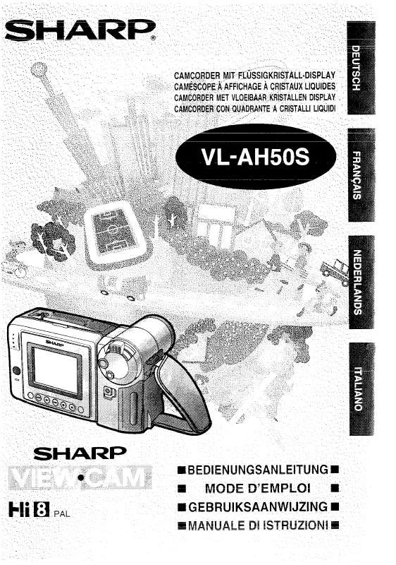Mode d'emploi SHARP VL-AH50S