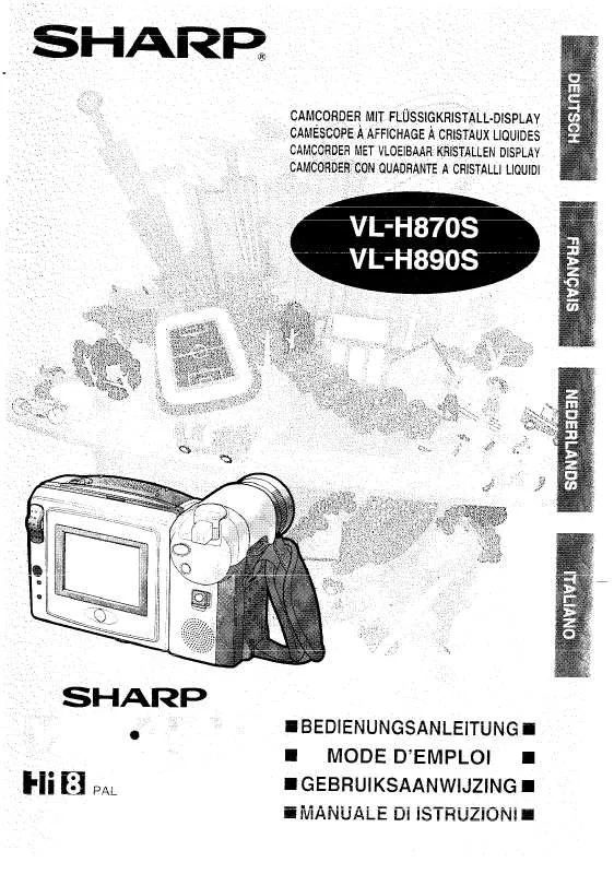 Mode d'emploi SHARP VL-H870S