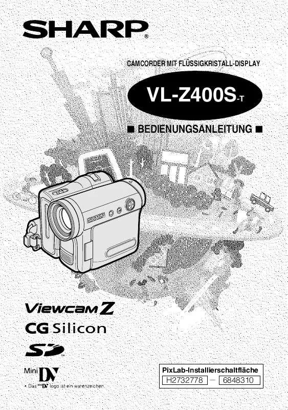 Mode d'emploi SHARP VL-Z400S