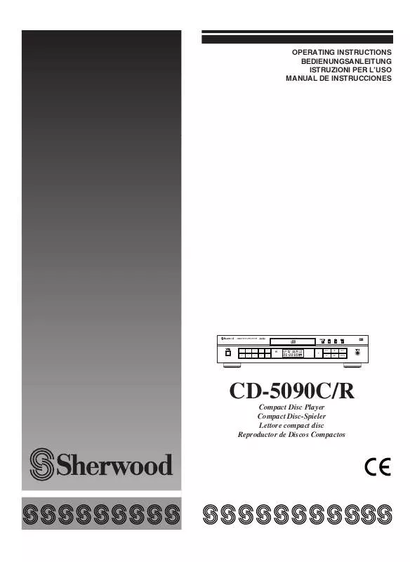 Mode d'emploi SHERWOOD CD-5090C