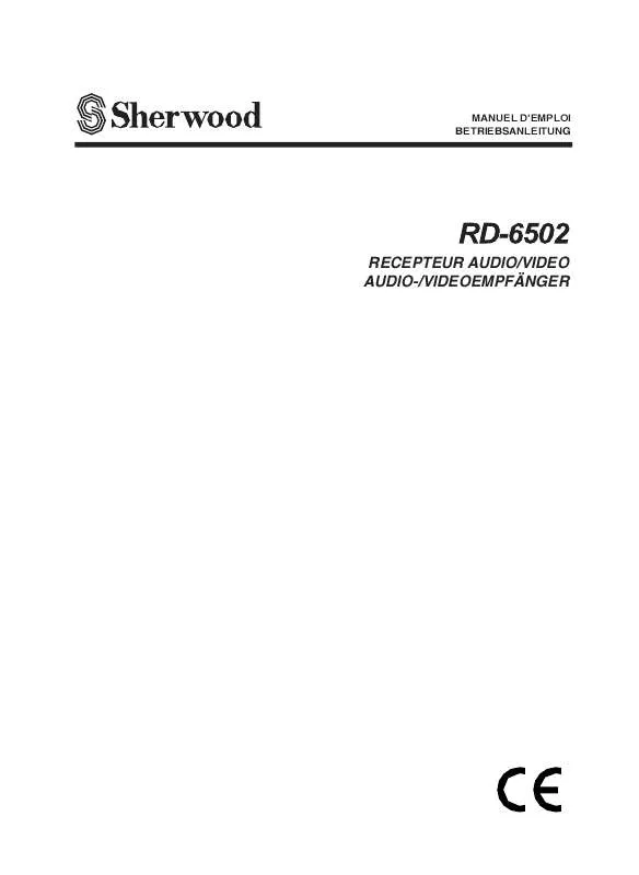 Mode d'emploi SHERWOOD RD-6502