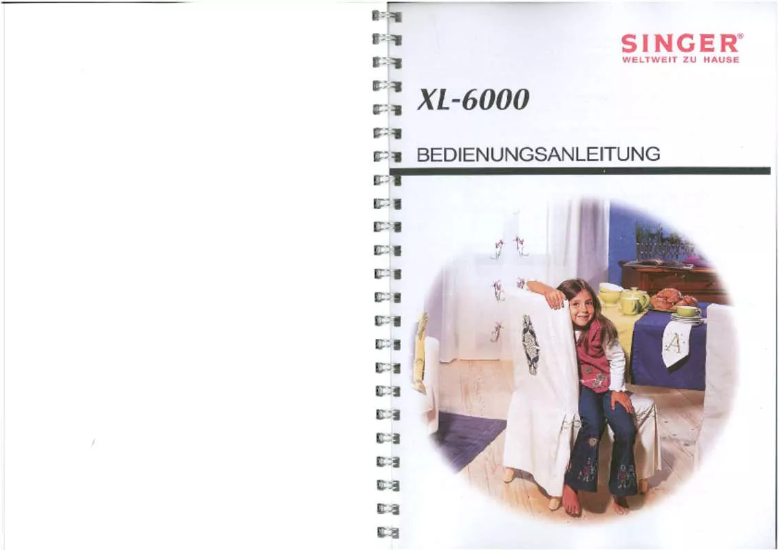 Mode d'emploi SINGER XL-6000