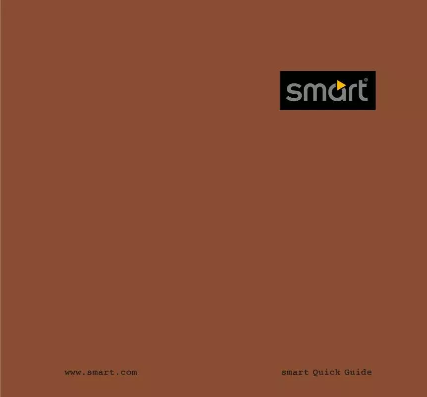 Mode d'emploi SMART FOR TWO COUPE