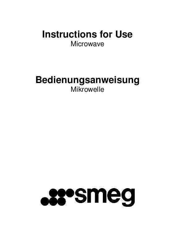 Mode d'emploi SMEG S45MCA