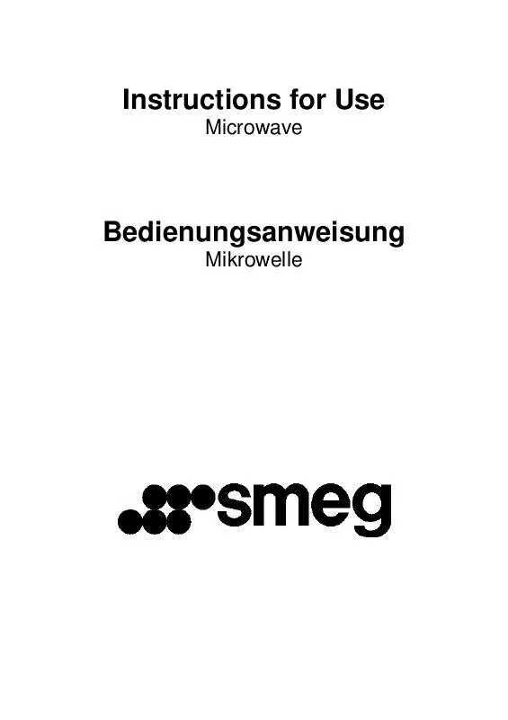 Mode d'emploi SMEG SC45M