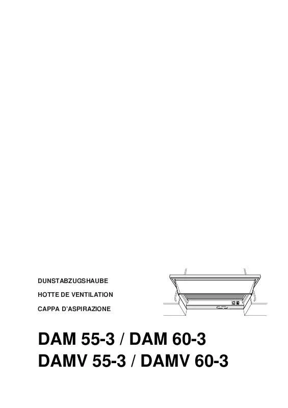 Mode d'emploi THERMA DAMV60-3
