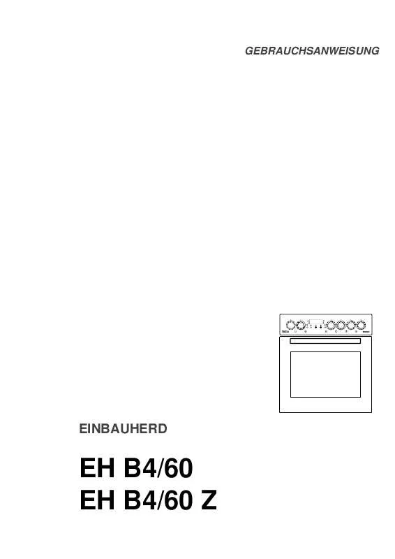 Mode d'emploi THERMA EHB4/60Z CN