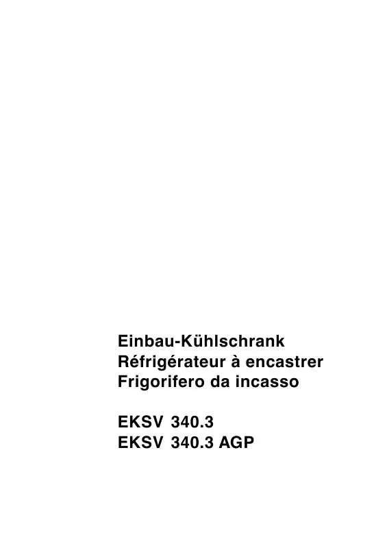 Mode d'emploi THERMA EKSV 340.3 R