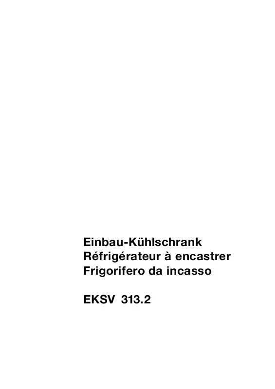 Mode d'emploi THERMA EKSV313.2LI