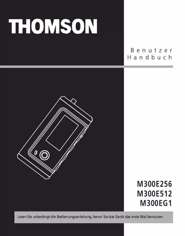 Mode d'emploi THOMSON M300E