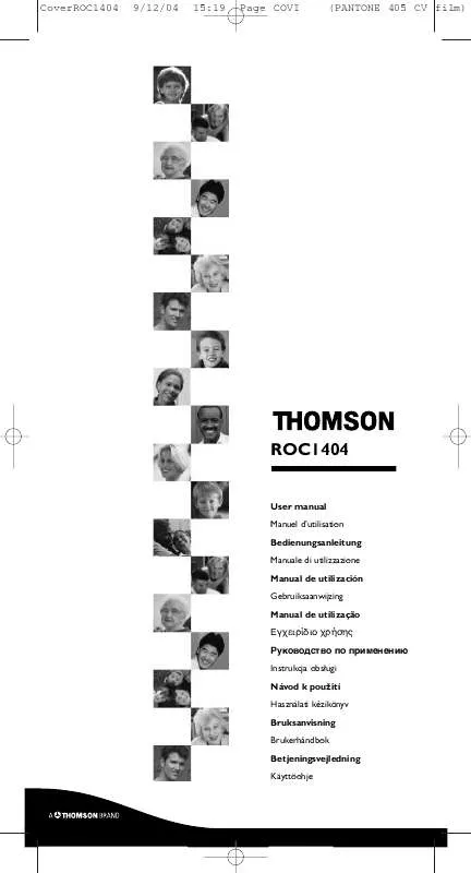 Mode d'emploi THOMSON ROC1404