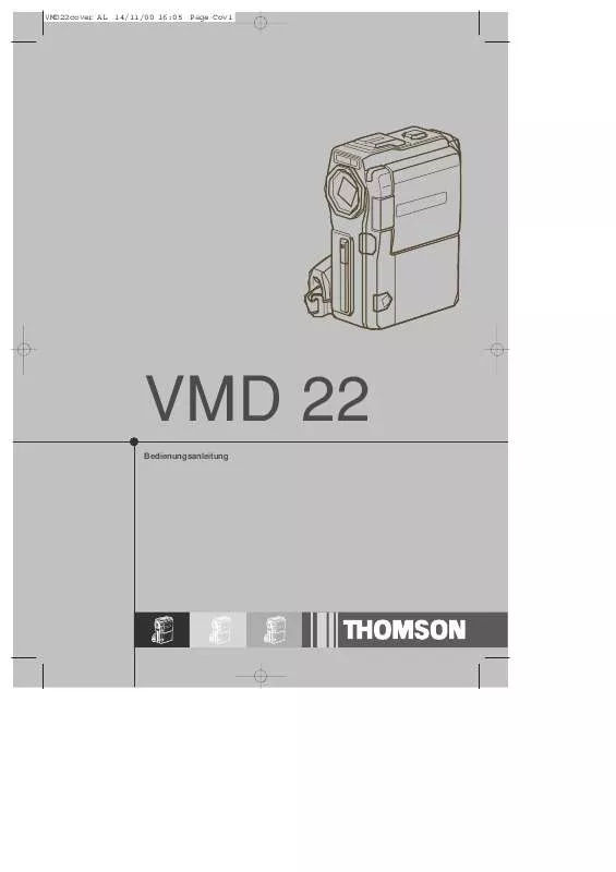 Mode d'emploi THOMSON VMD22