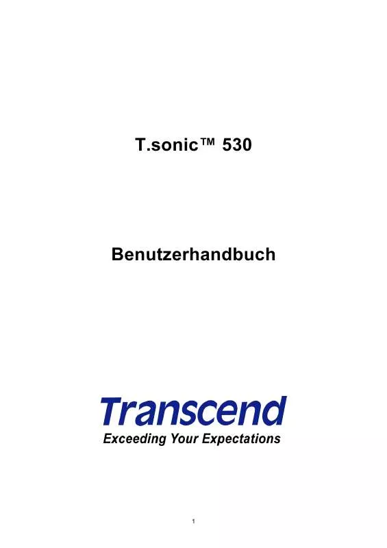 Mode d'emploi TRANSCEND TS512MMP530