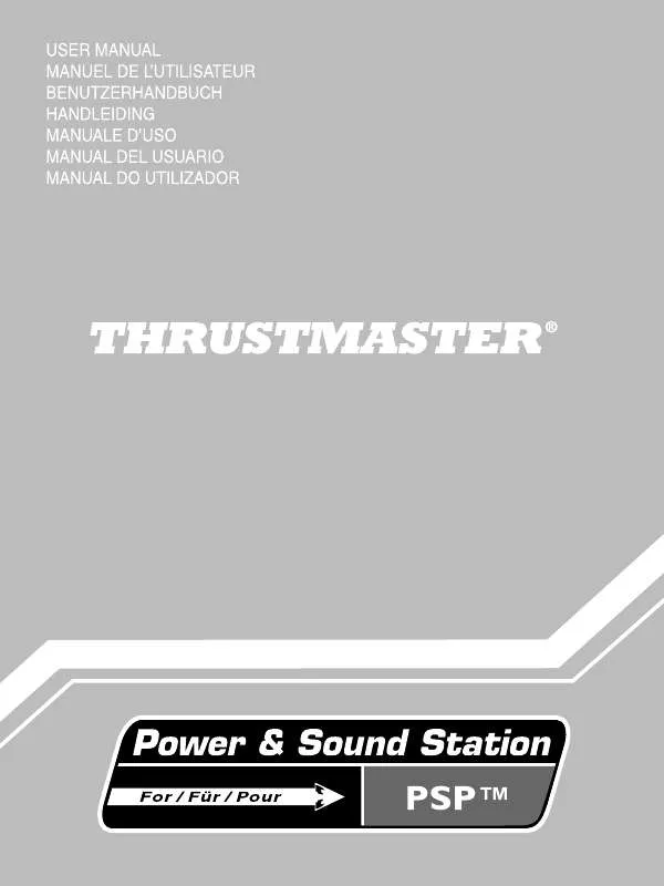 Mode d'emploi TRUSTMASTER POWER AND SOUND STATION