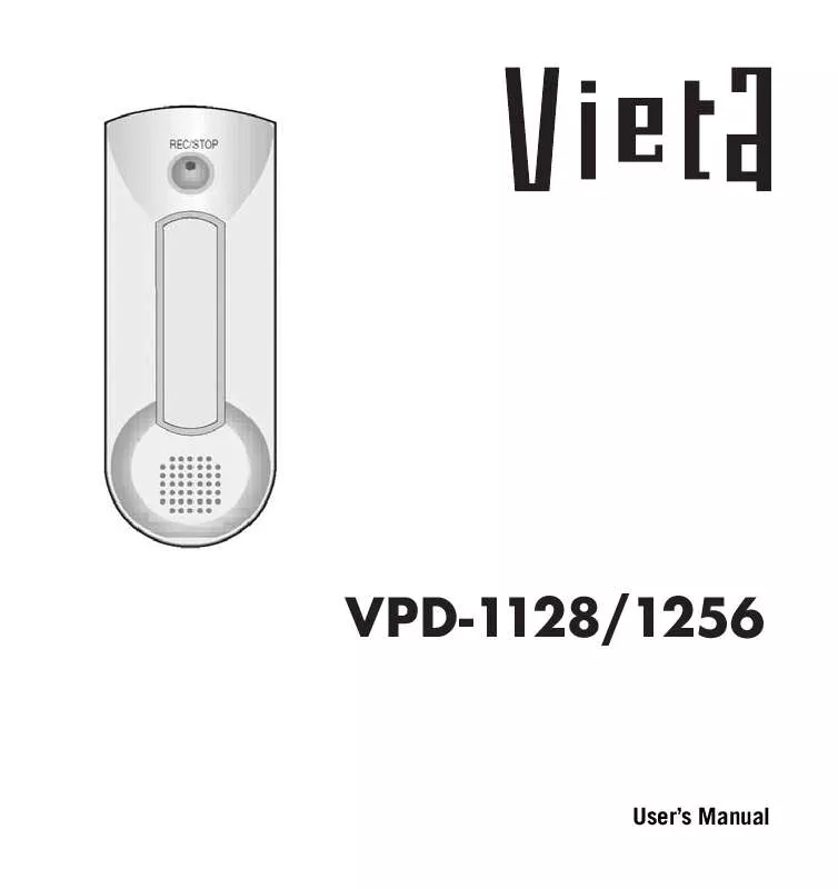 Mode d'emploi VIETA VPD-1256