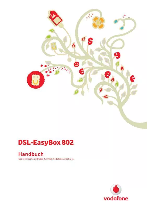 Mode d'emploi VODAFONE DSL-EASYBOX 802