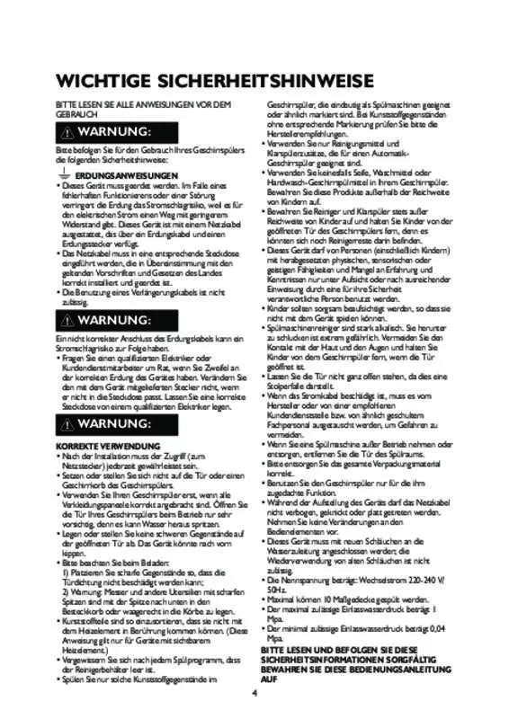 Mode d'emploi WHIRLPOOL ADPF941WH