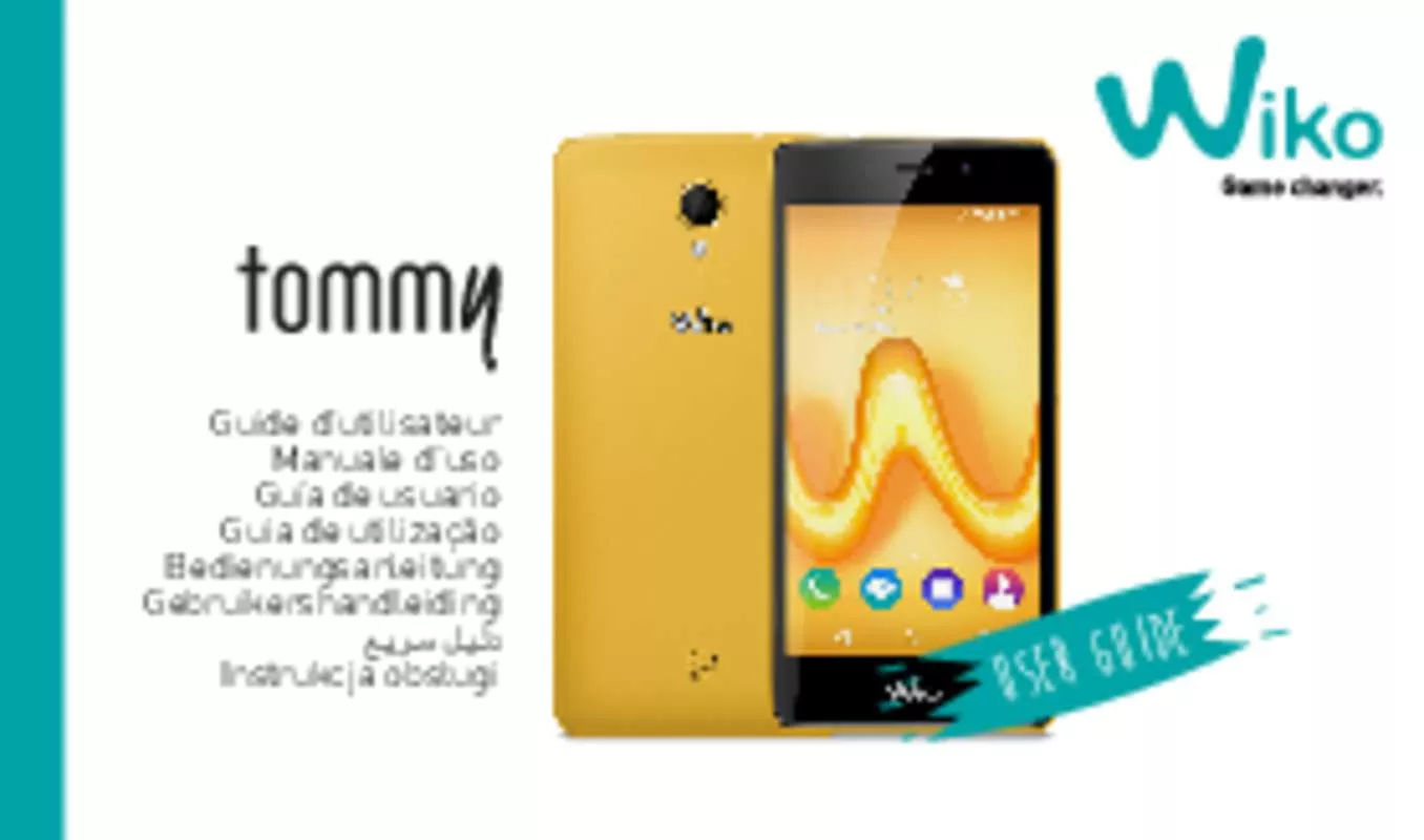 Mode d'emploi WIKO TOMMY