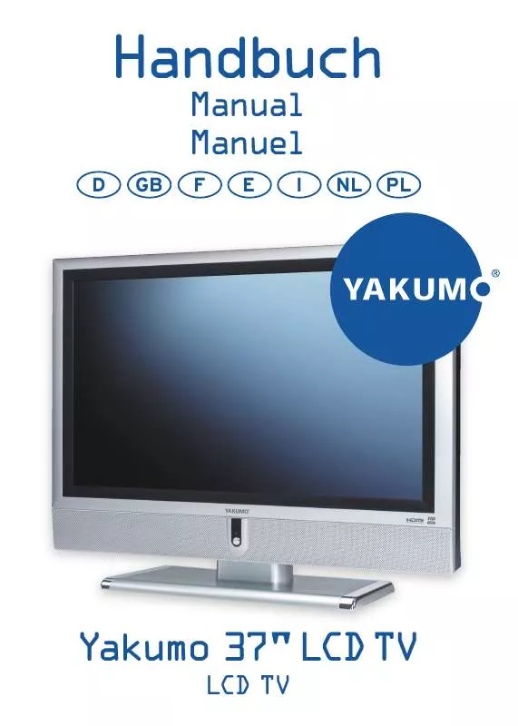 Mode d'emploi YAKUMO 37 LCD TV 94J