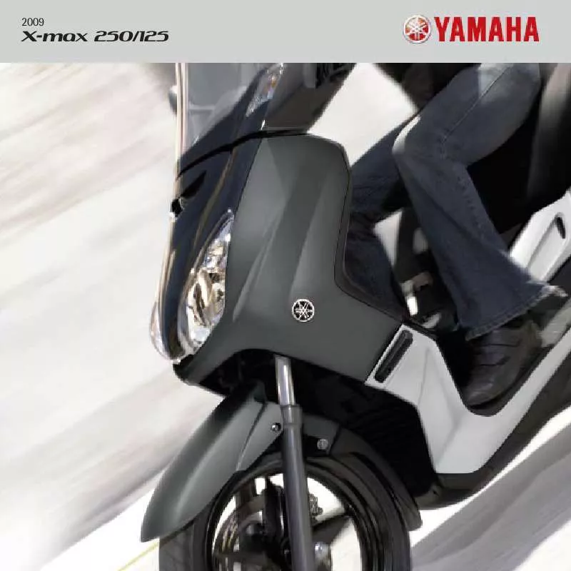Mode d'emploi YAMAHA BLACK X-MAX 125