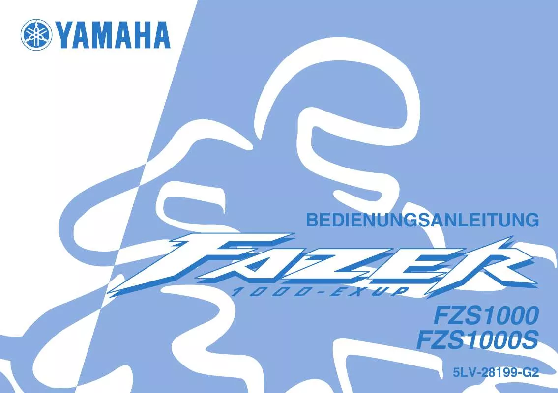 Mode d'emploi YAMAHA FZS1000-2003