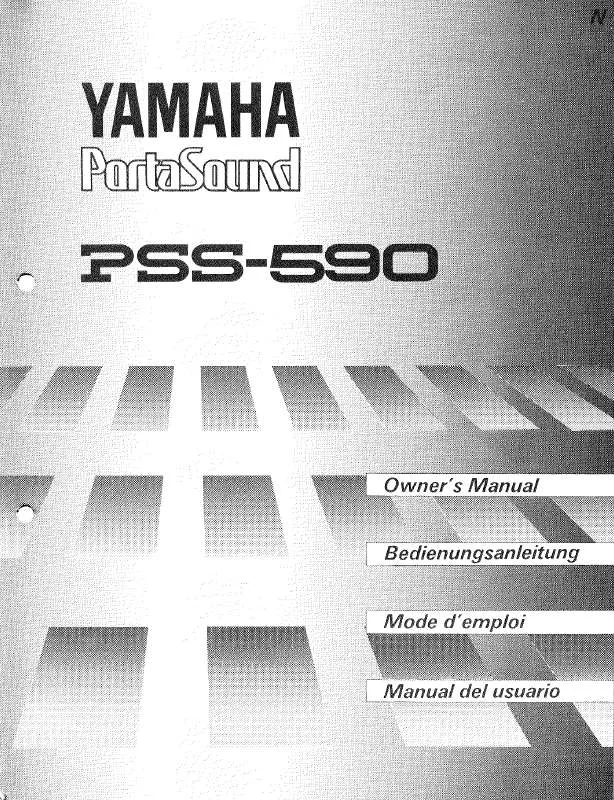 Mode d'emploi YAMAHA PSS-590