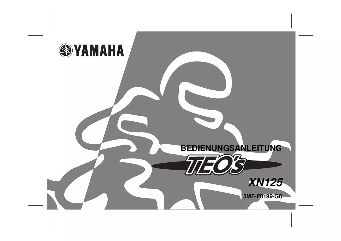 Mode d'emploi YAMAHA TEO-S125-2000