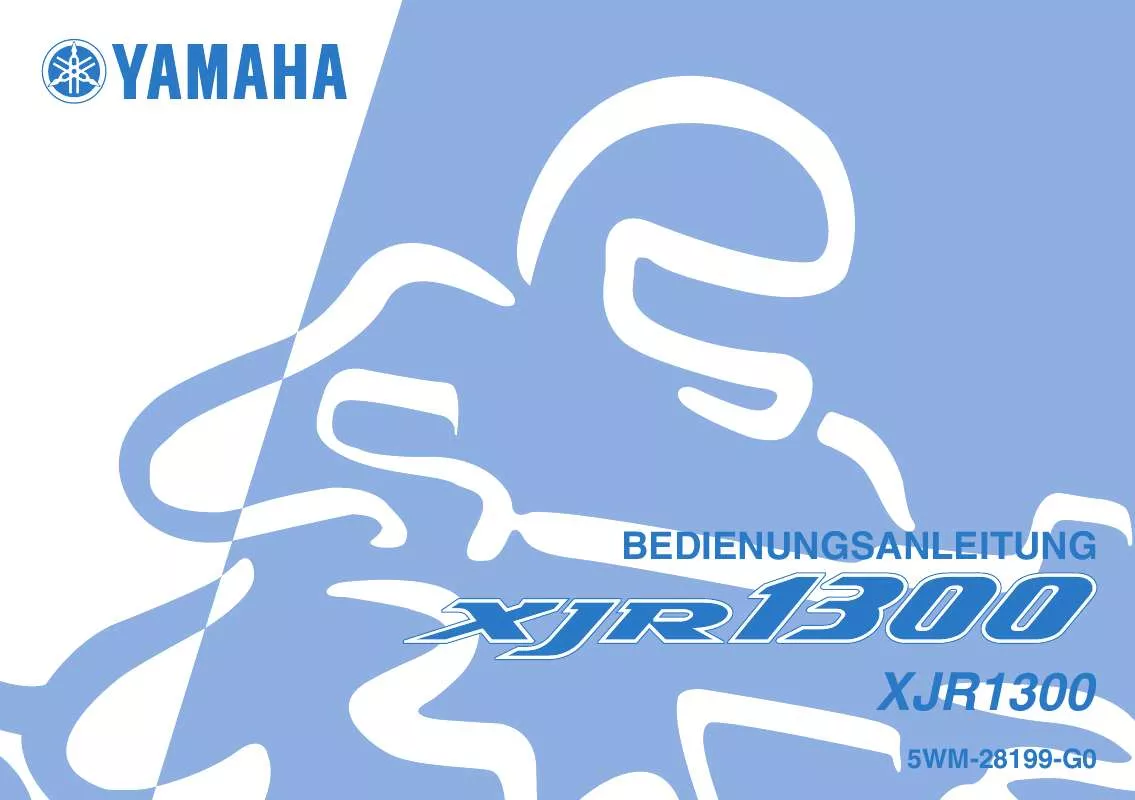 Mode d'emploi YAMAHA XJR1300-2003