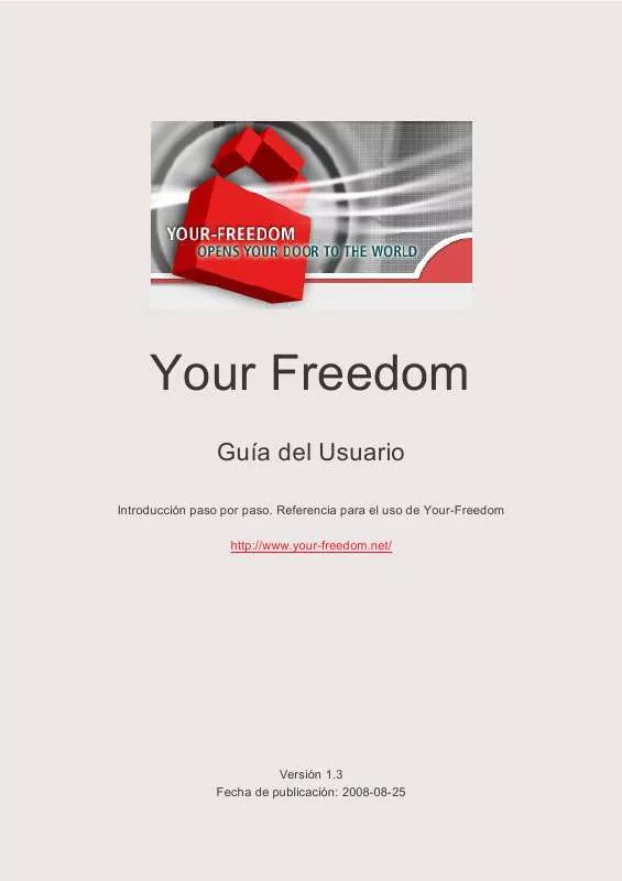 Mode d'emploi YOUR-FREEDOM YOUR FREEDOM_S