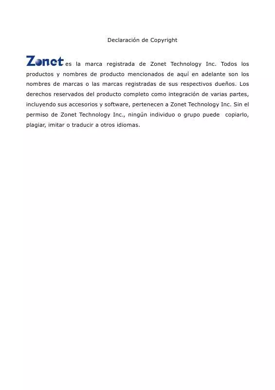 Mode d'emploi ZONET ZEW1605S_S