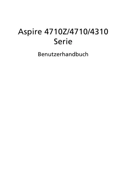 Mode d'emploi ACER ASPIRE 4710