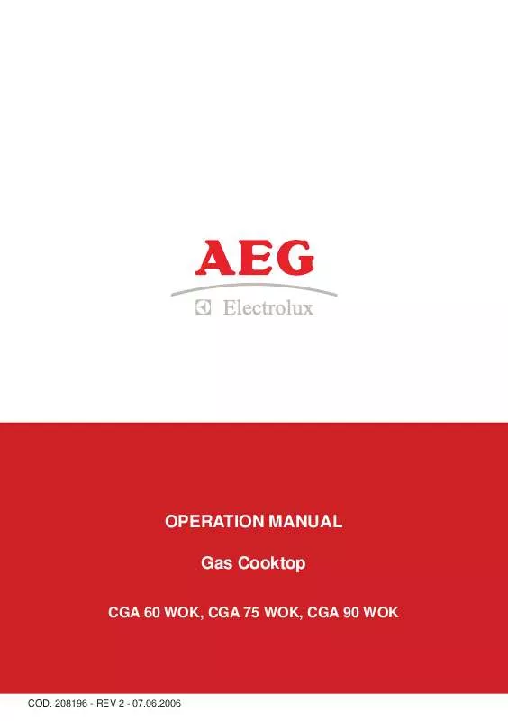 Mode d'emploi AEG-ELECTROLUX 6524GM-M