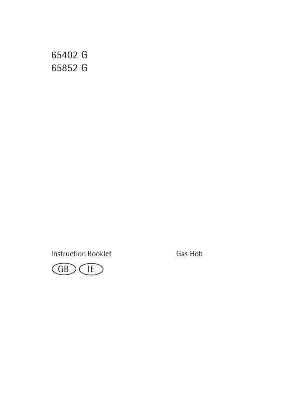 Mode d'emploi AEG-ELECTROLUX 65402G-M