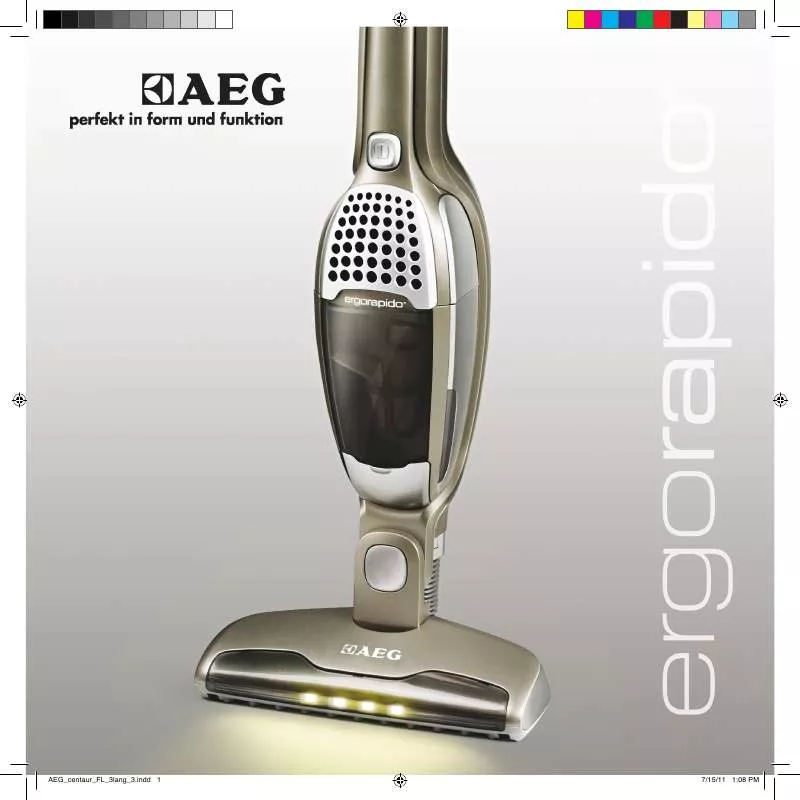 Mode d'emploi AEG-ELECTROLUX AG 909