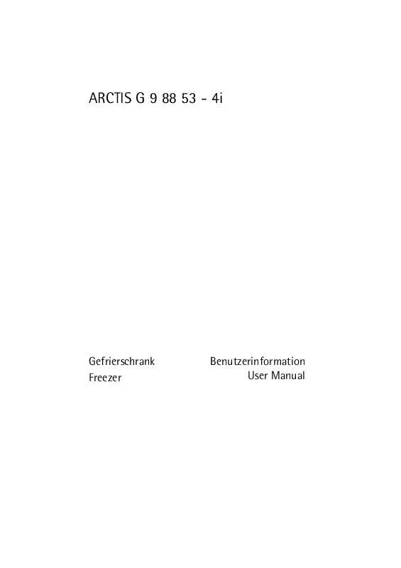 Mode d'emploi AEG-ELECTROLUX AG98853-4I