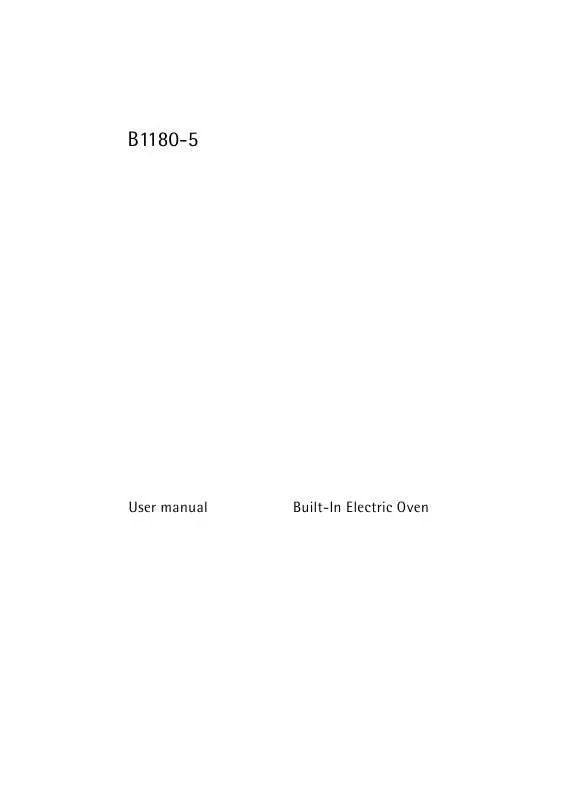 Mode d'emploi AEG-ELECTROLUX B1180-5-M UK R08