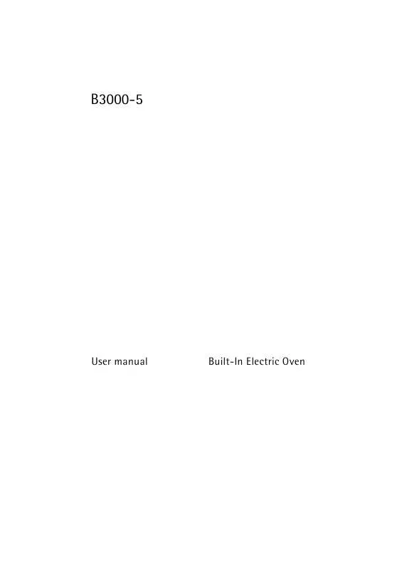 Mode d'emploi AEG-ELECTROLUX B3000-5-M EU R08
