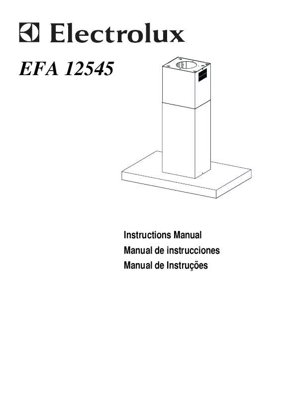 Mode d'emploi AEG-ELECTROLUX EFA12545X