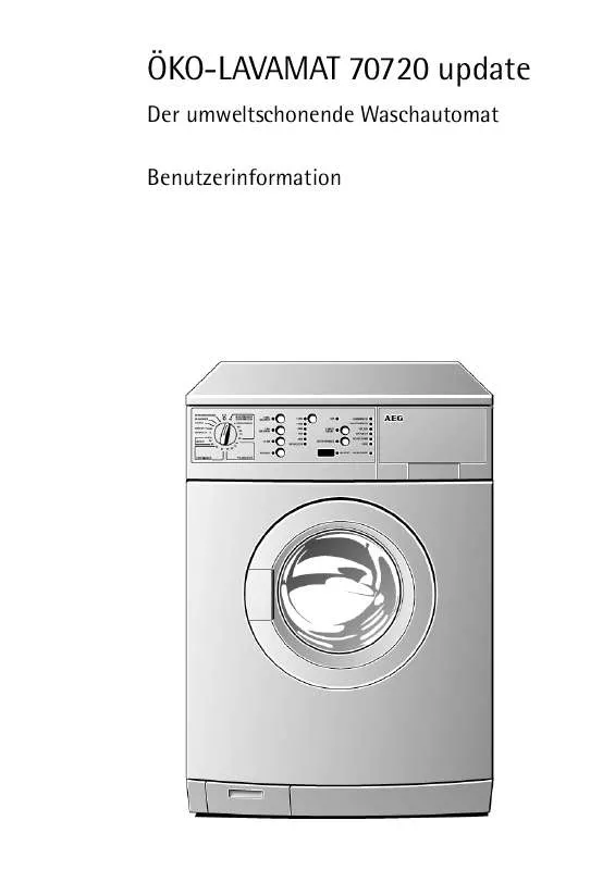 Mode d'emploi AEG-ELECTROLUX LAV 72720-W