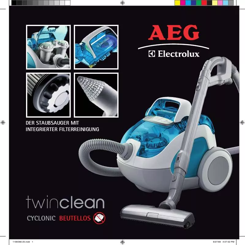 Mode d'emploi AEG-ELECTROLUX TWIN CLEAN