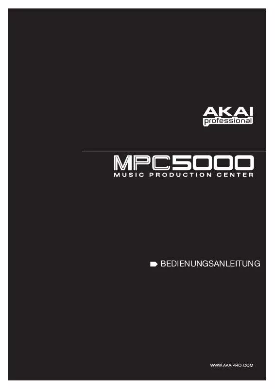 Mode d'emploi AKAI MPC5000