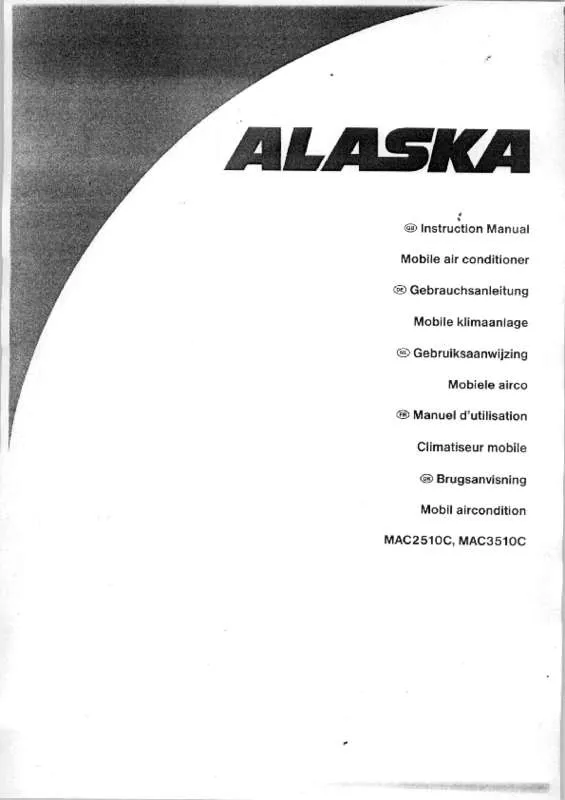Mode d'emploi ALASKA MAC2510C