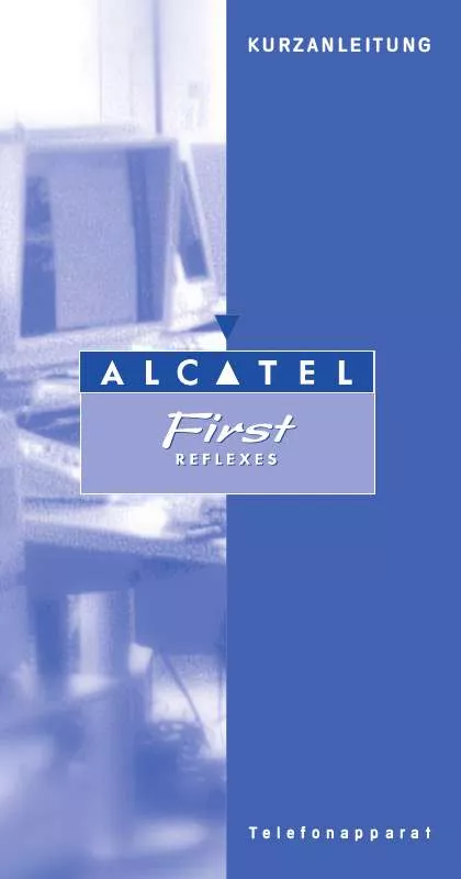 Mode d'emploi ALCATEL FIRST REFLEXES