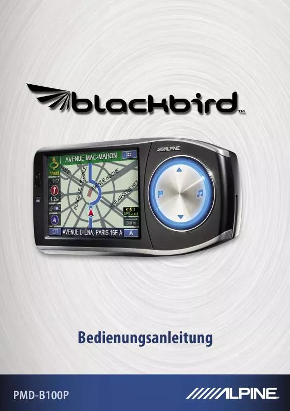 Mode d'emploi ALPINE PMD-B100P-BLACKBIRD