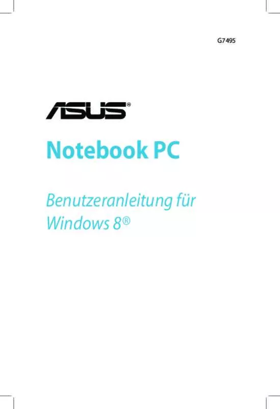 Mode d'emploi ASUS X75A-TY253H